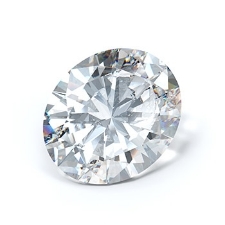 Loose oval diamond