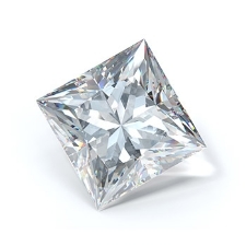 Princess cut loose diamond