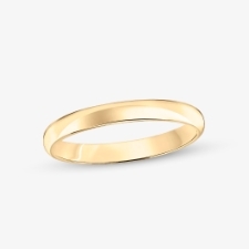 Yellow gold anniversary and wedding rings