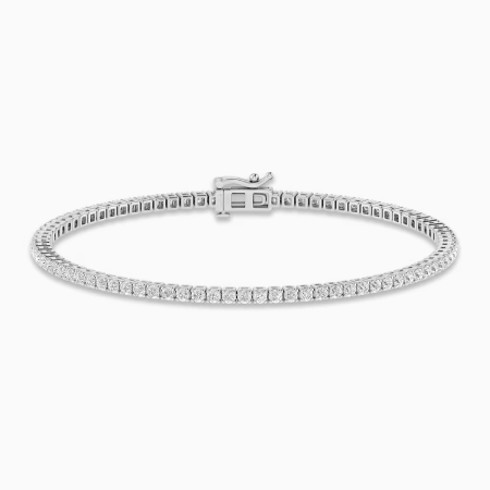 Affordable lab-created diamond bracelet