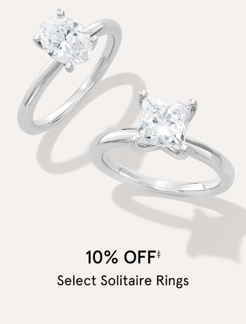 10% Off Select Solitaire rings