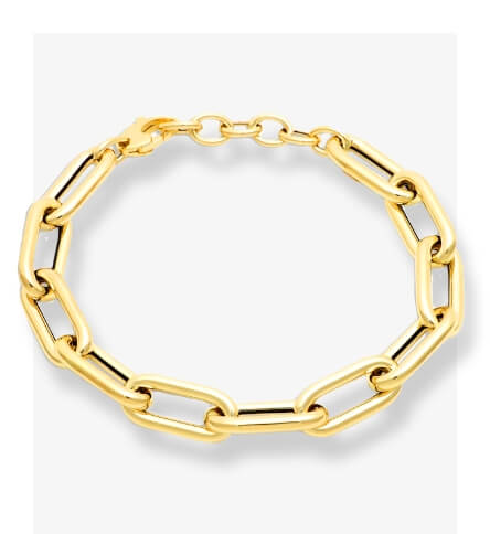 Gold chain bracelet. Shop bracelets