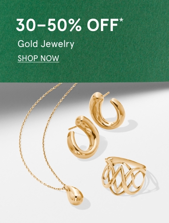 30-50% gold jewelry