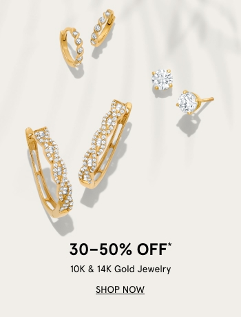 30-50% off gold jewelry