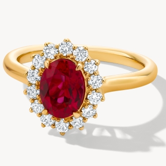 Red gemstone ring