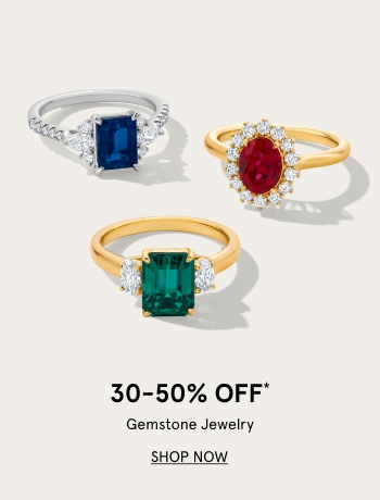 30-50% Off Gemstone Jewelry