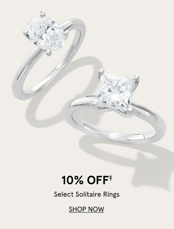 10% Off Select Solitaire rings