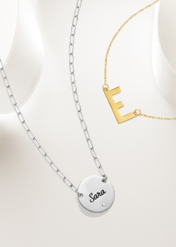 Personalized name necklaces. Shop personalized jewelry