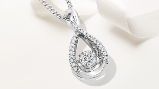 Unstoppable Love diamond necklace. Shop Unstoppable Love collection.