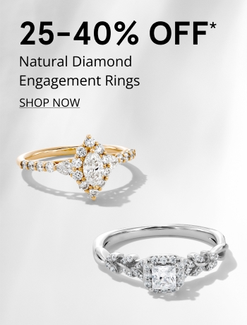 25-40% OFF* Natural Diamond Engagement Rings