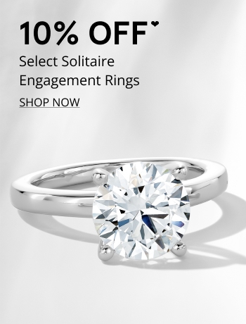10 % OFF❤ Select Solitaire Engagement Rings