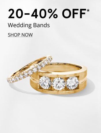 25-40% OFF* Wedding Bands