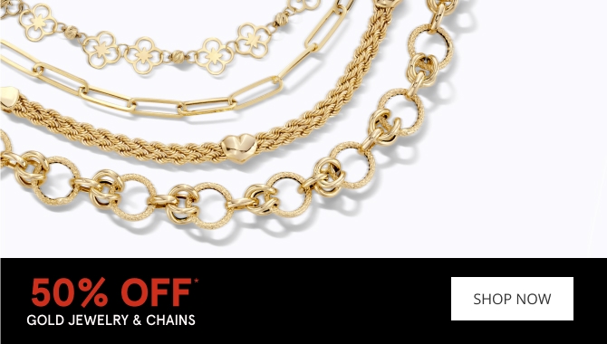 50% OFF* Gold Jewelry