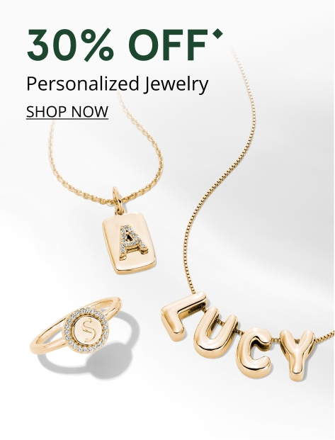 30% OFF⬥ Personalized Jewelry
