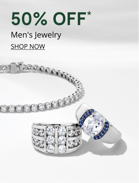 50% OFF* Men's Jewelry 