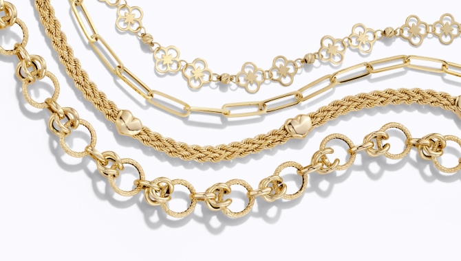 50% OFF*  10K & 14K Gold Jewelry