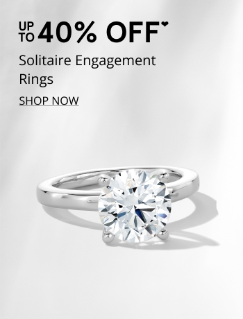 10 % OFF❤ Select Solitaire Rings