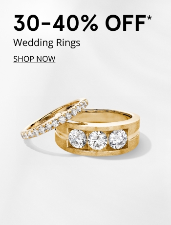 30-40% OFF* Wedding Bands 