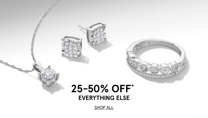 25-50% off everything else