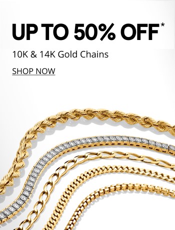up to 50% off gold chains