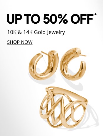 Up to 50% off gold jewelry