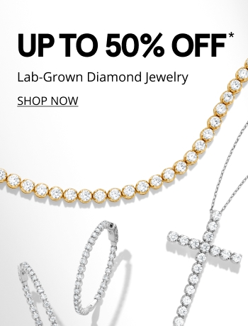 Up to 50% off lab-grown diamond fashion jewelry
