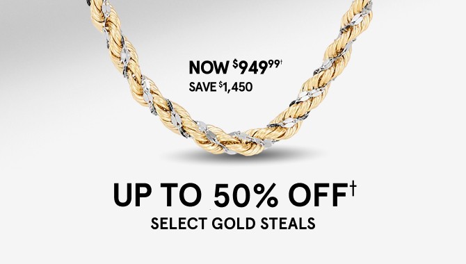 50% off select golden steals