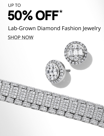 Up to 50% off lab-grown diamond fashion jewelry