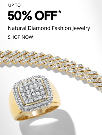 Up to 50% off natural diamond jewelry