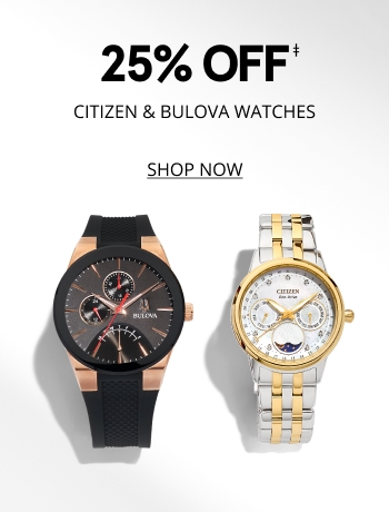 25% off Citizen & Bulova watches