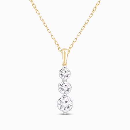 Affordable lab-created diamond necklace